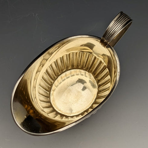 1909 antique Swedish pure silver (800 silver) sugar pot & cream jug set total 367g